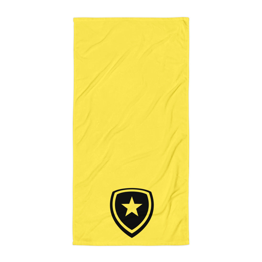 Luxe badkamer handdoek --CH Style-- | Geel |