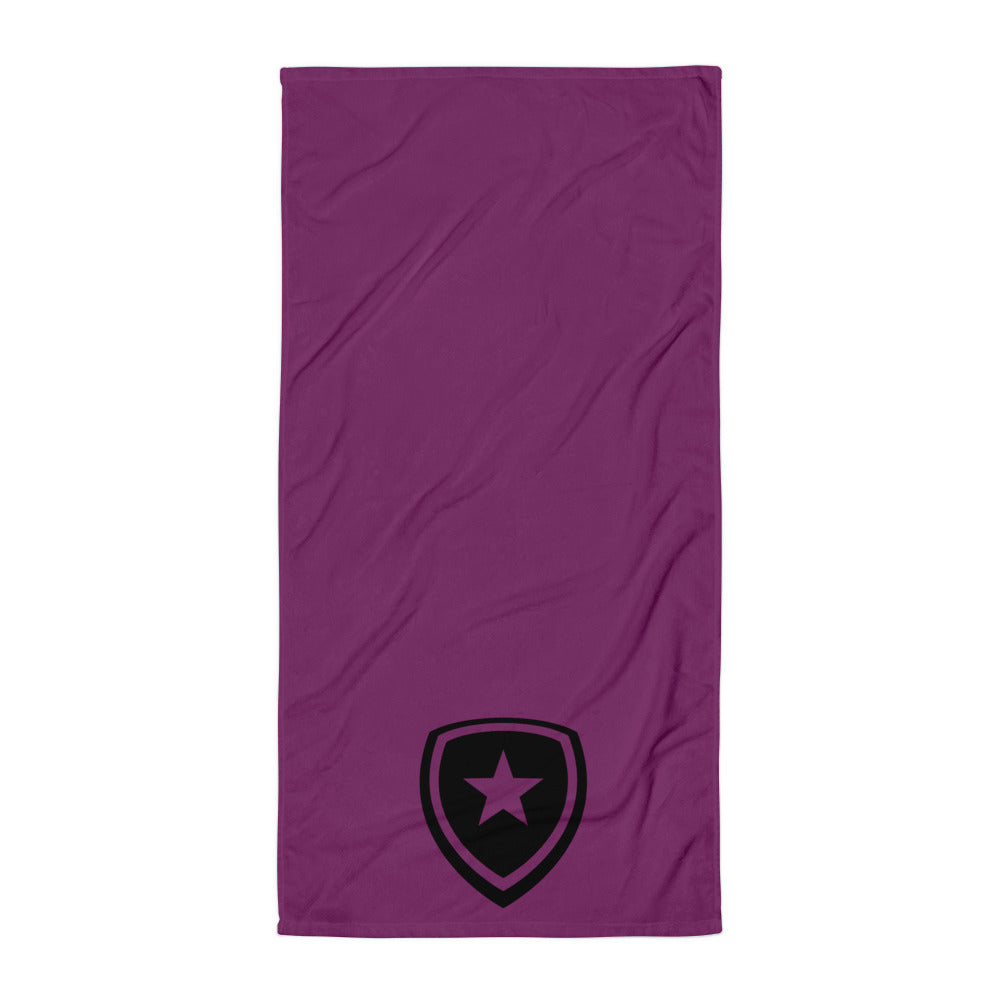 Luxe badkamer handdoek --CH Style-- | Paars |
