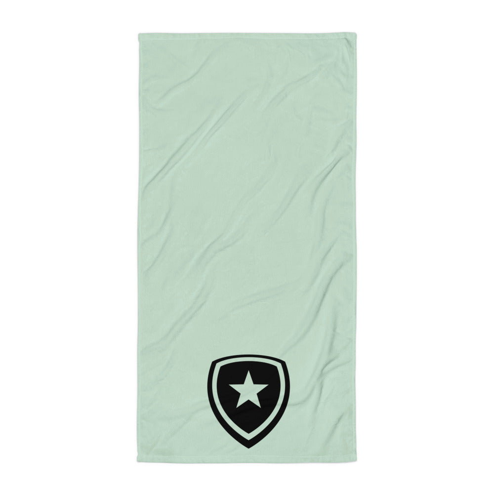 Luxe badkamer handdoek --CH Style-- | Oud groen |
