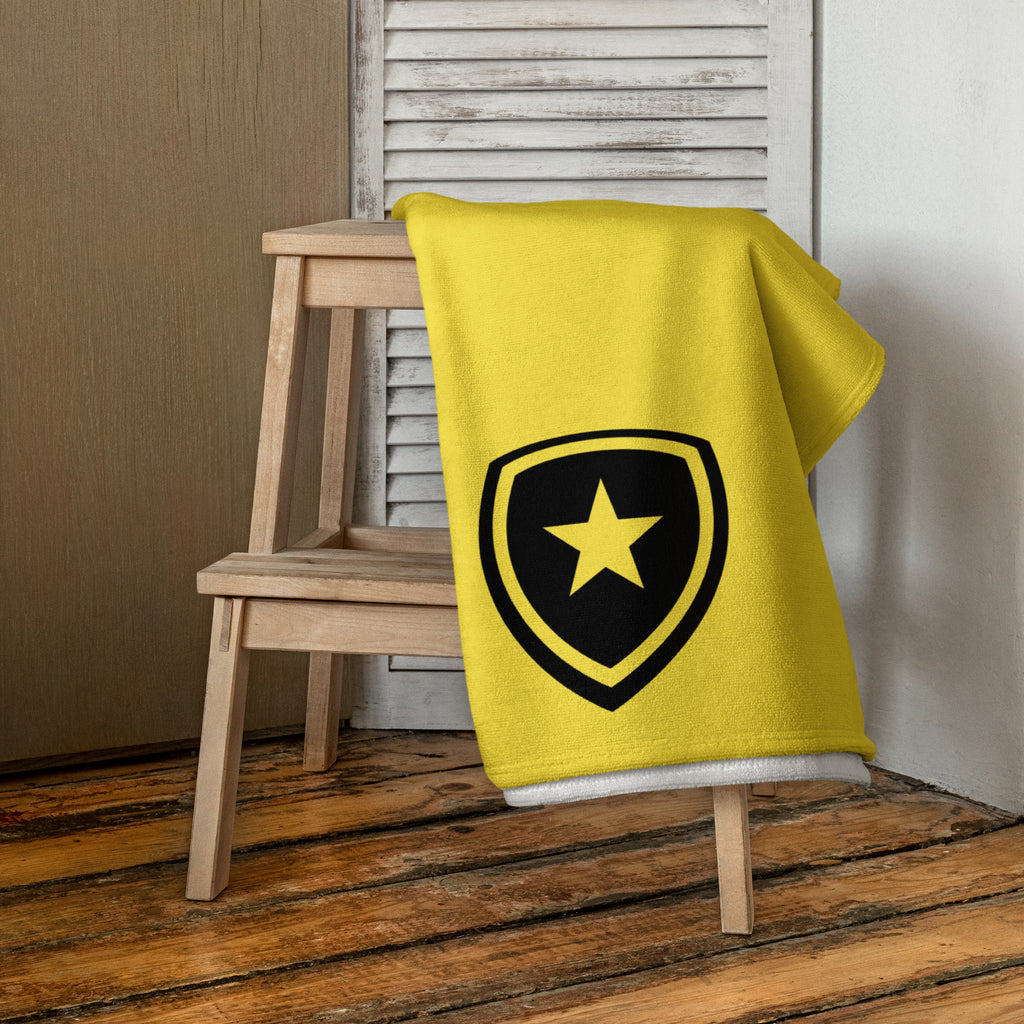 Luxe badkamer handdoek --CH Style-- | Geel |