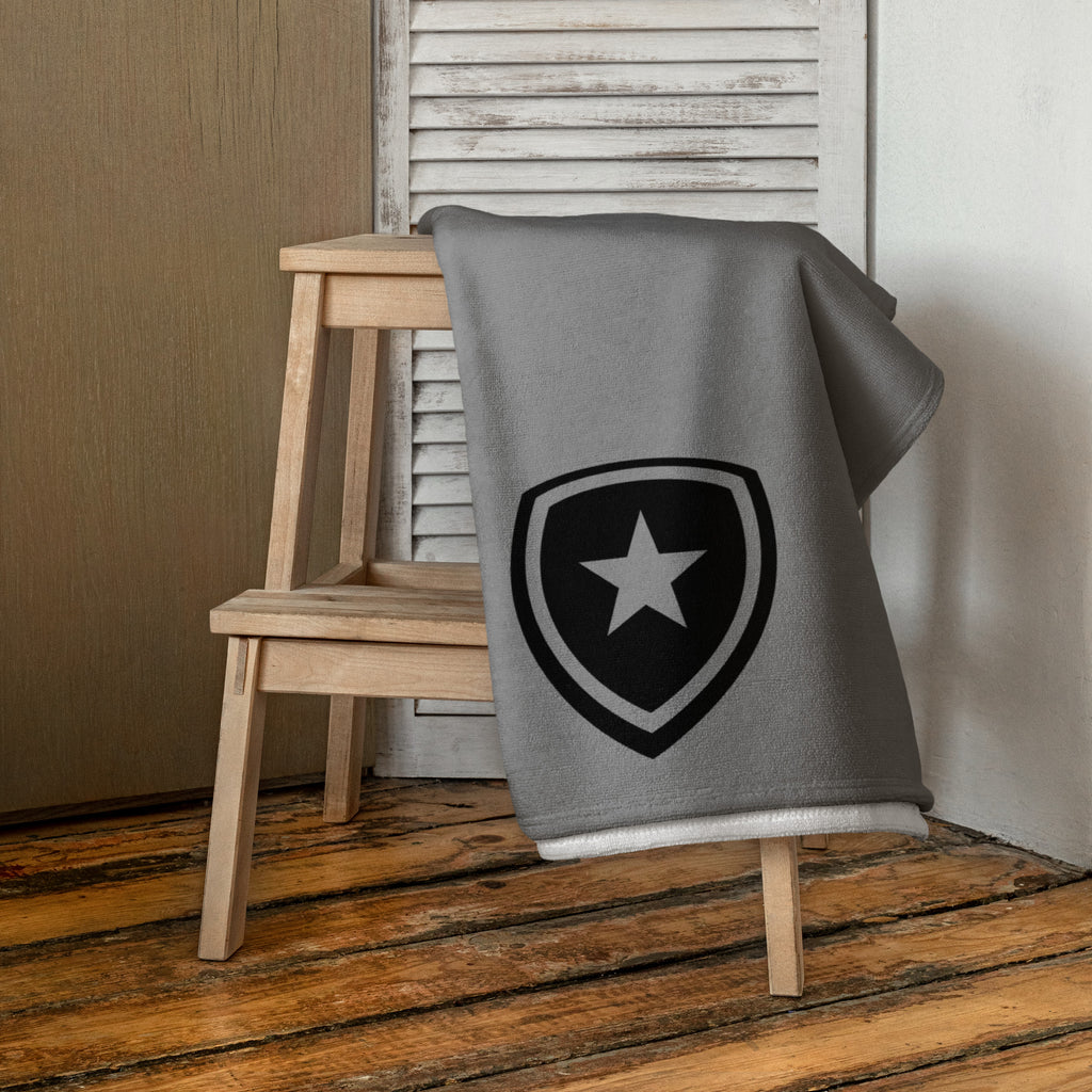 Luxe badkamer handdoek --CH Style-- | Grijs |