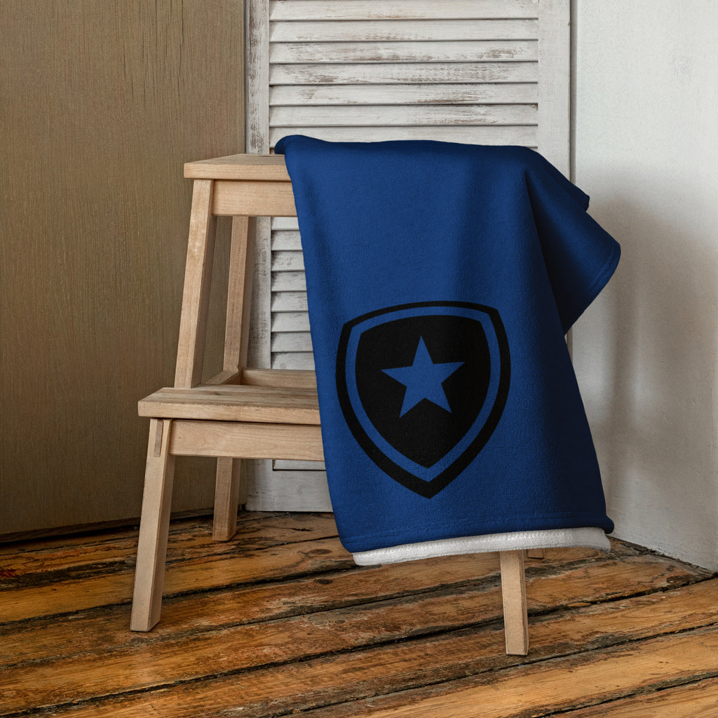 Luxe badkamer handdoek --CH Style-- | Blauw |