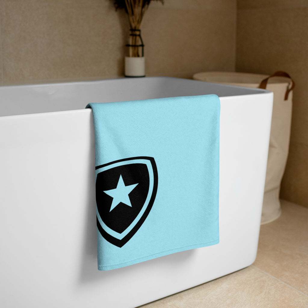 Luxe badkamer handdoek --CH Style-- | Lichtblauw |