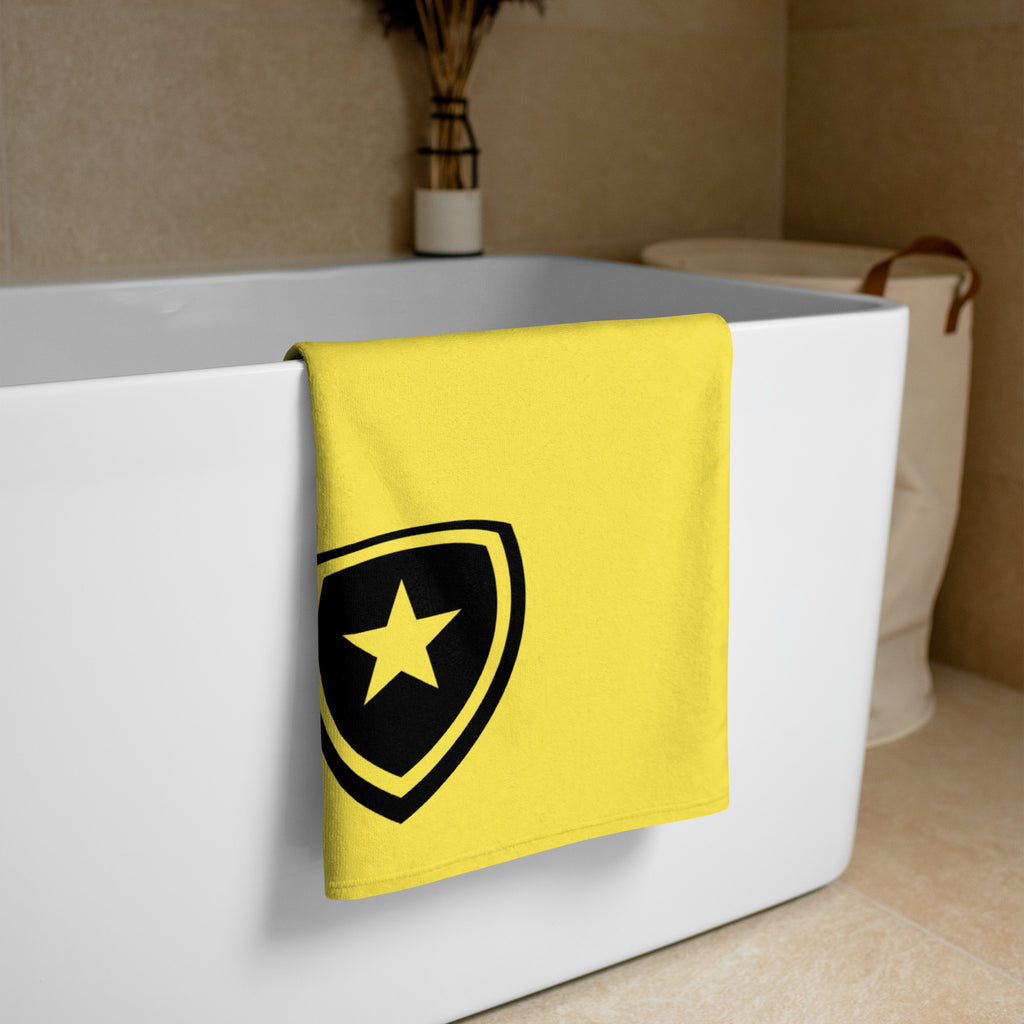 Luxe badkamer handdoek --CH Style-- | Geel |