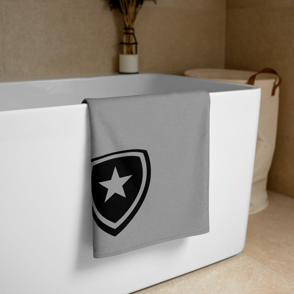 Luxe badkamer handdoek --CH Style-- | Grijs |