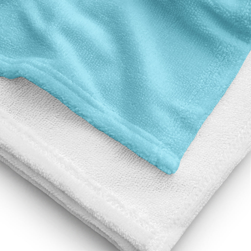 Luxe badkamer handdoek --CH Style-- | Lichtblauw |