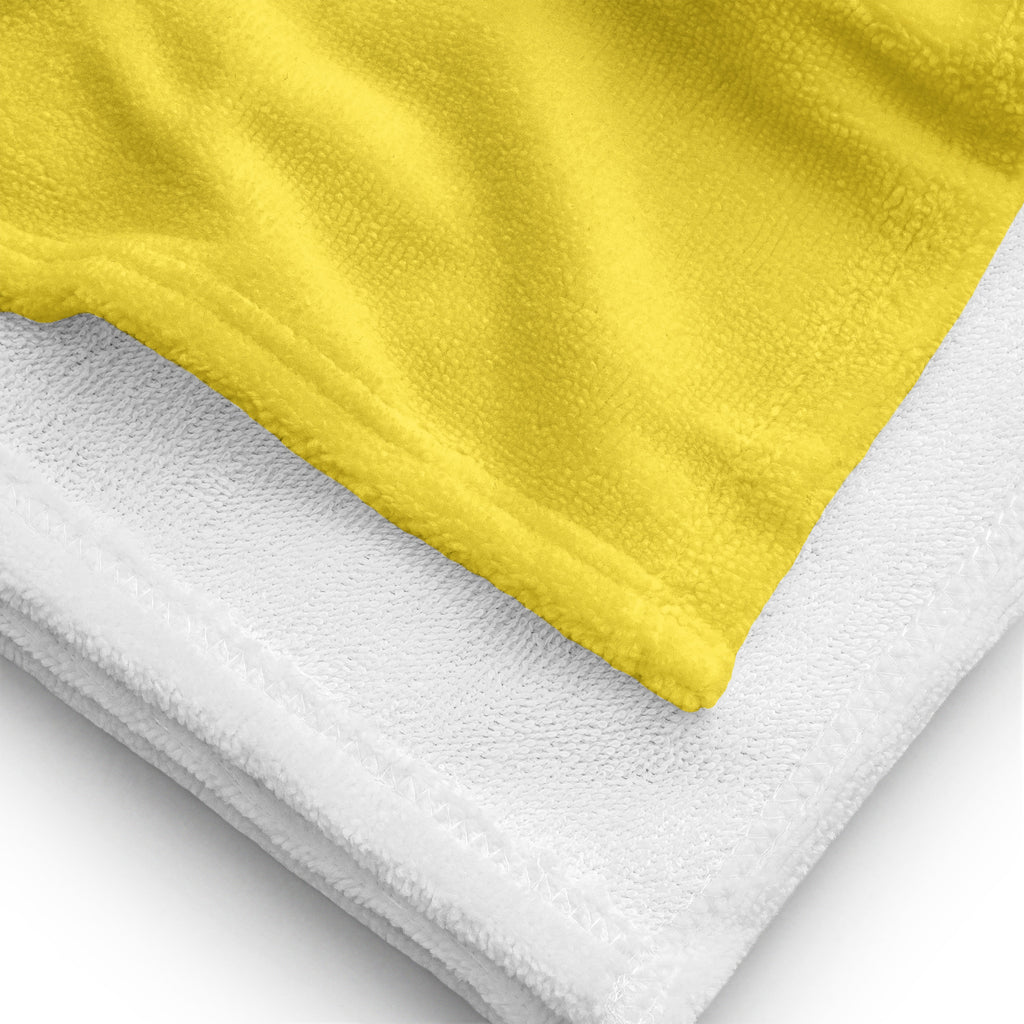 Luxe badkamer handdoek --CH Style-- | Geel |