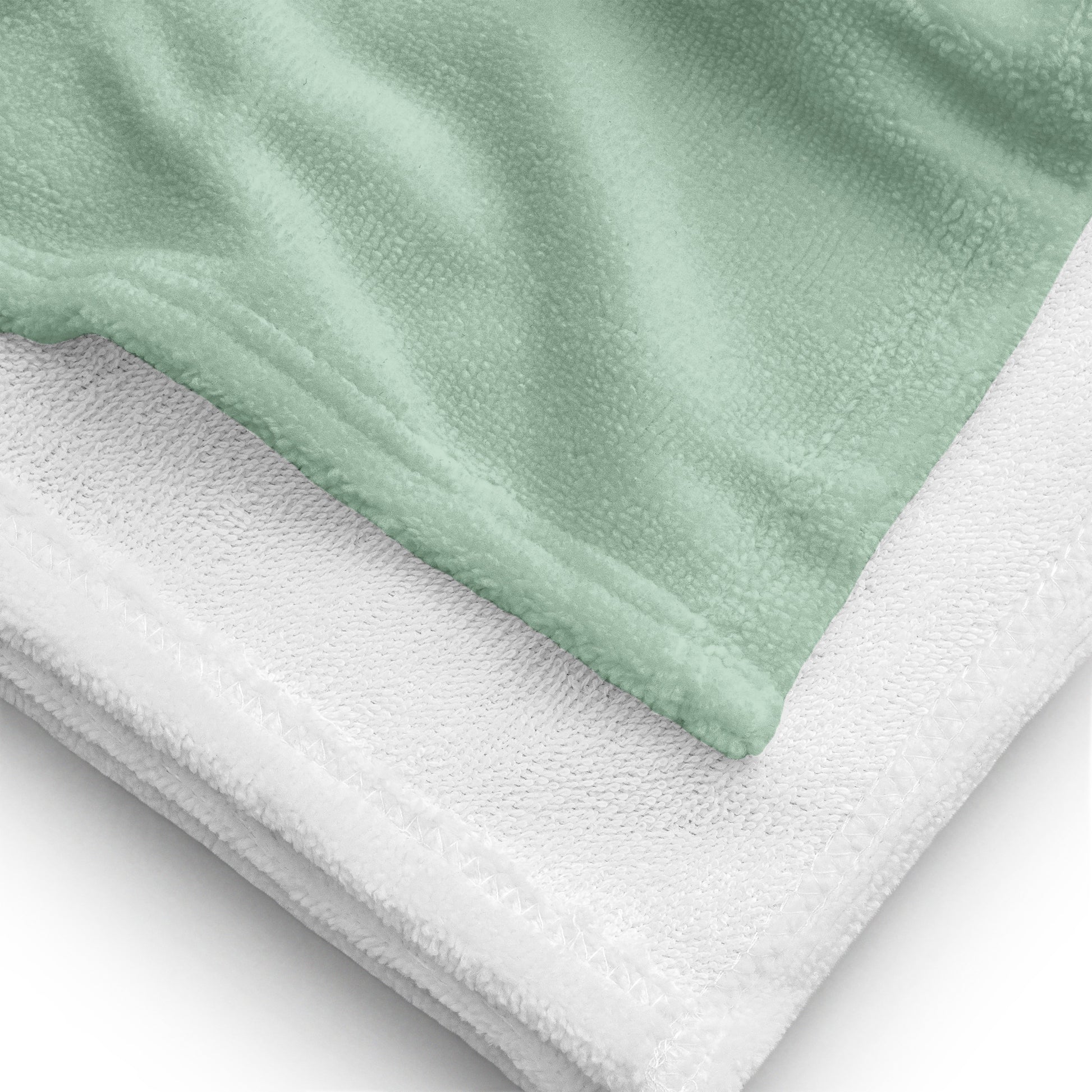 Luxe badkamer handdoek --CH Style-- | Oud groen |
