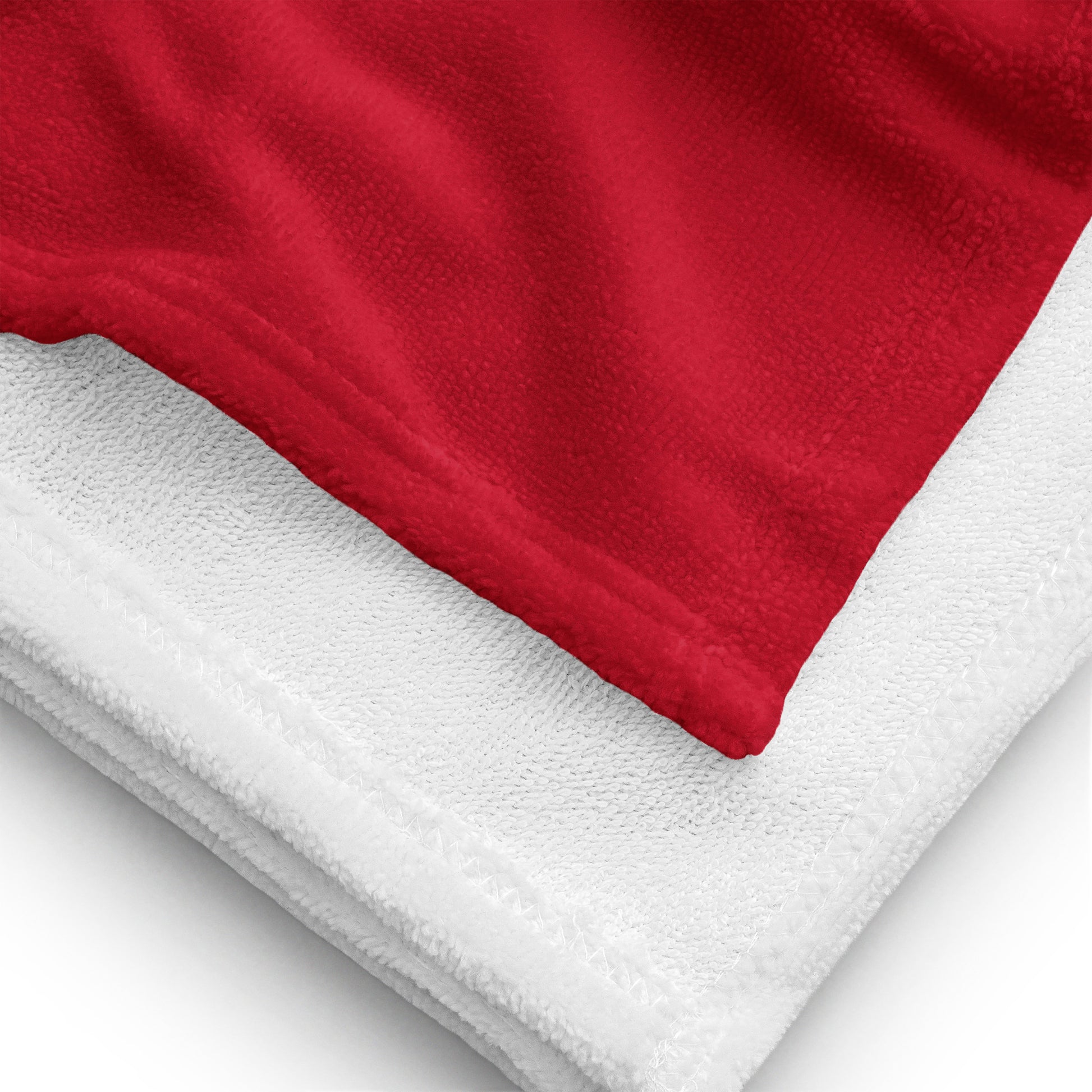 Luxe badkamer handdoek --CH Style-- | Rood |