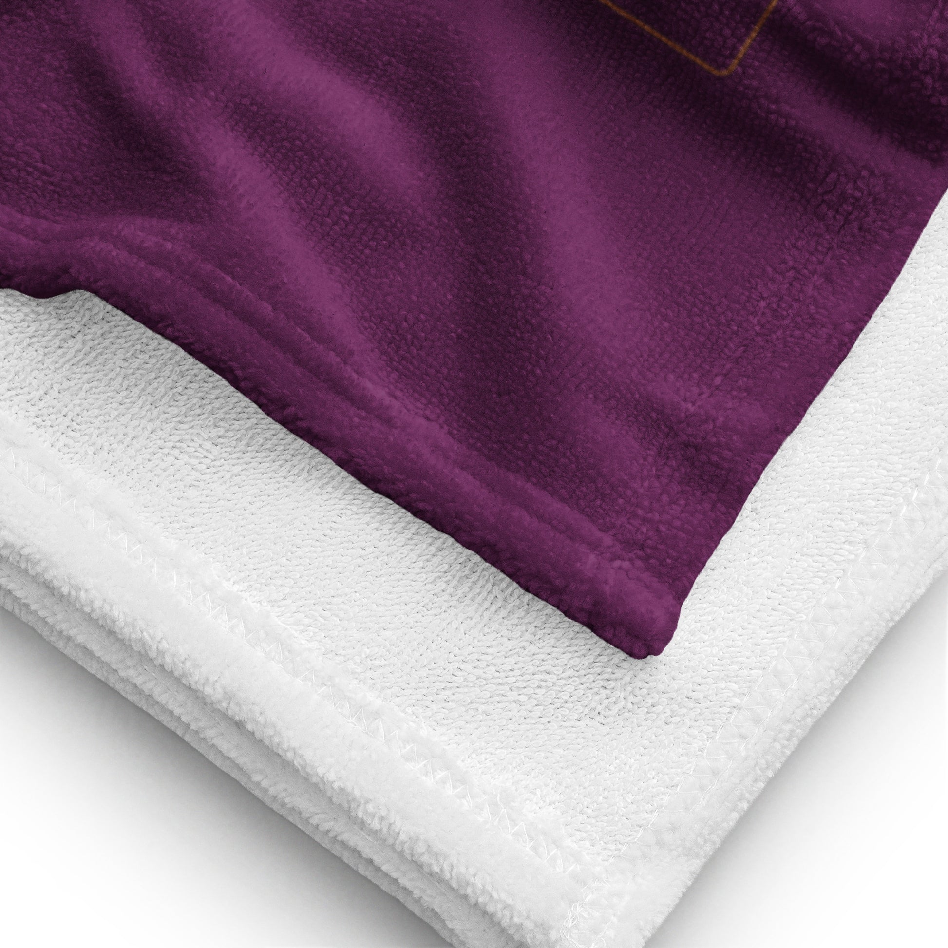 Luxe badkamer handdoek -- Donna G. -- | Paars |