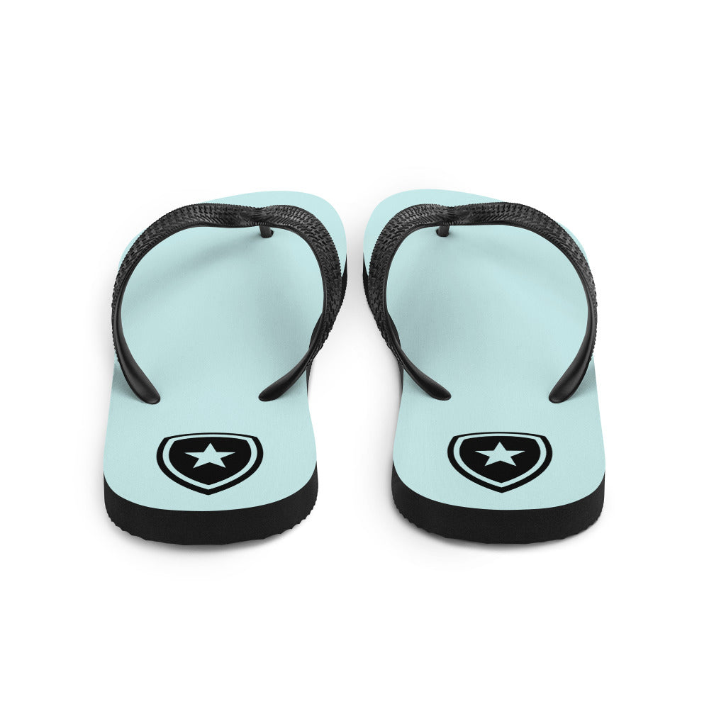 Luxe Slippers  --CH Style-- | Licht Blauw |