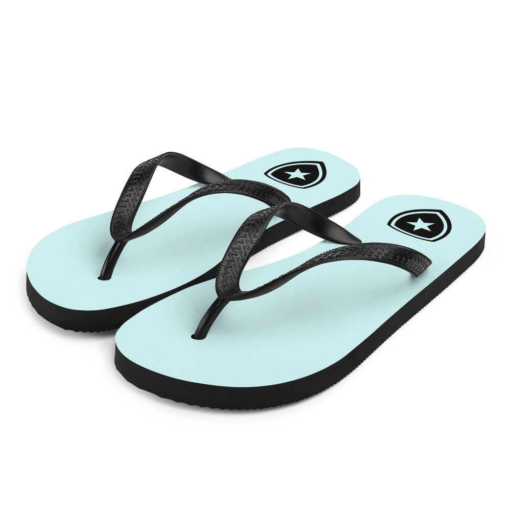Luxe Slippers  --CH Style-- | Licht Blauw |