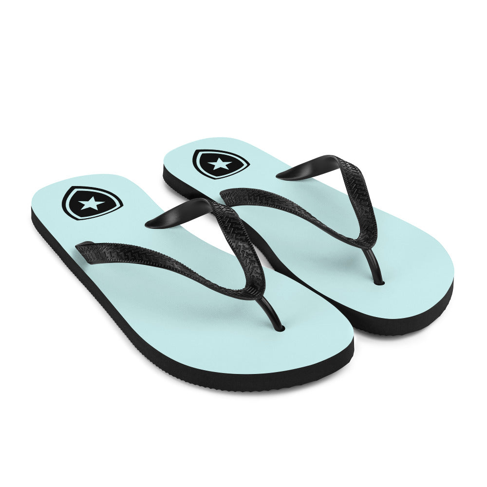 Luxe Slippers  --CH Style-- | Licht Blauw |