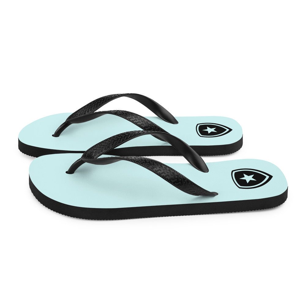 Luxe Slippers  --CH Style-- | Licht Blauw |