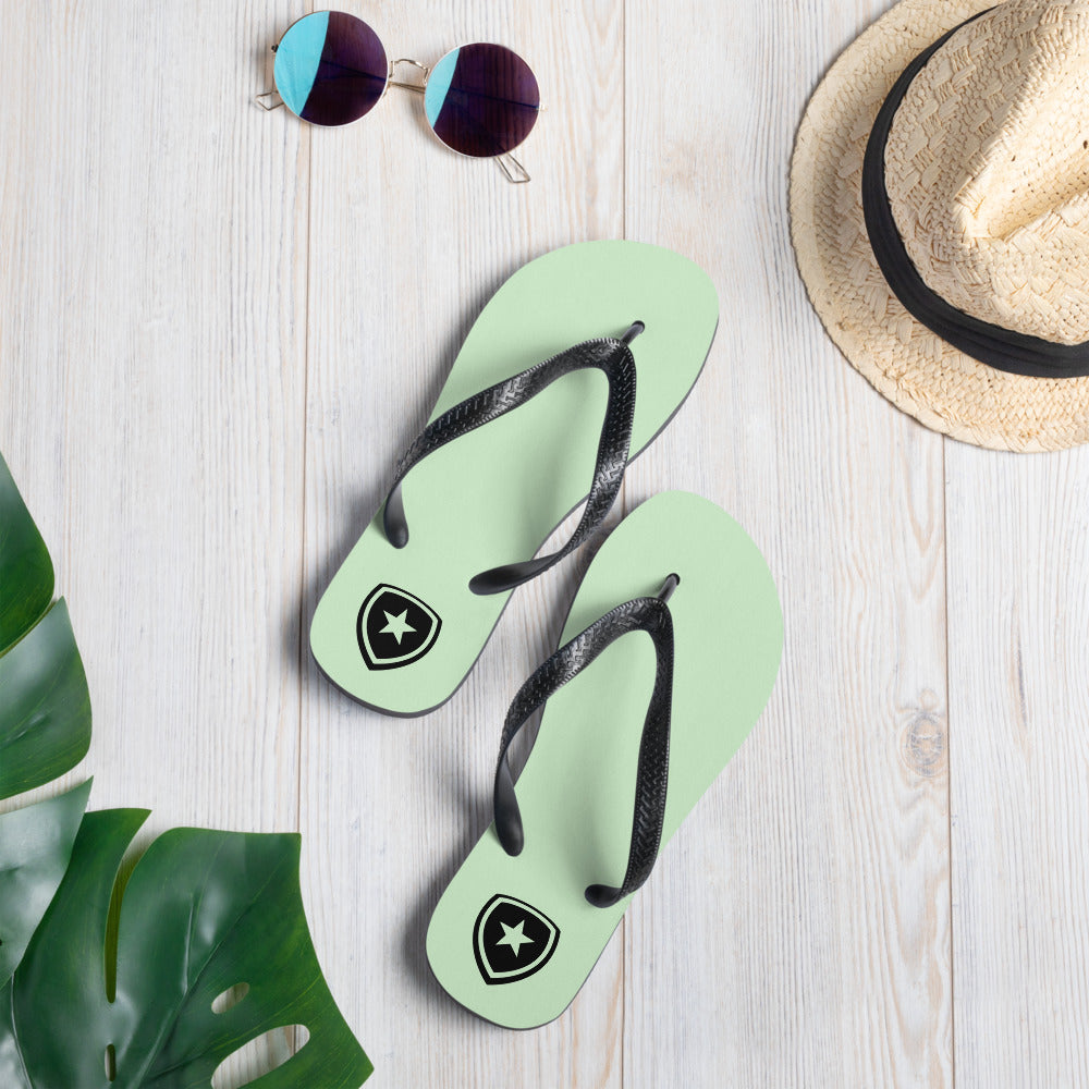 Luxe Slippers  --CH Style-- | Licht groen |