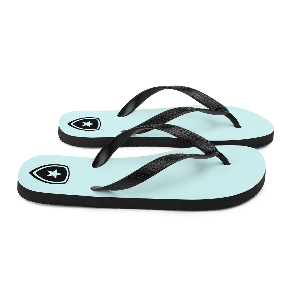 Luxe Slippers  --CH Style-- | Licht Blauw |