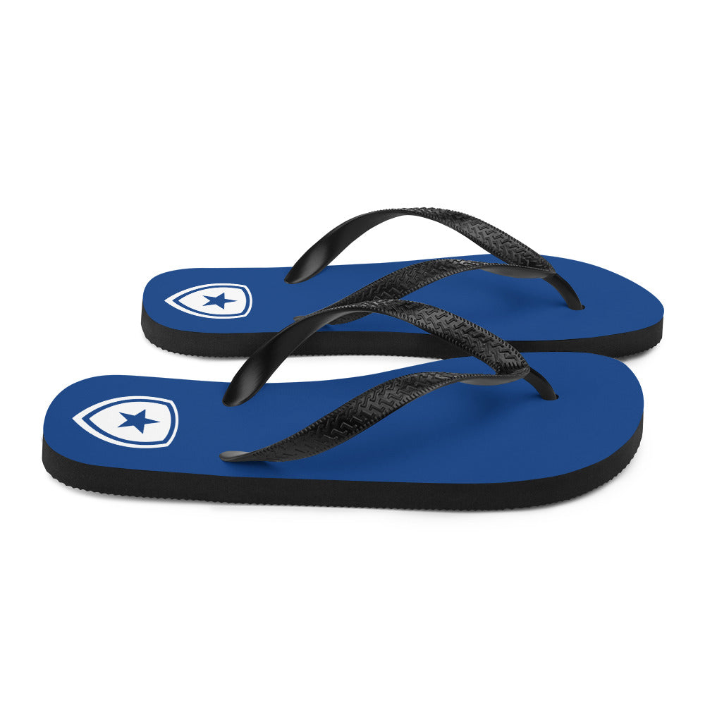 Luxe Slippers  --CH Style-- | Blauw |