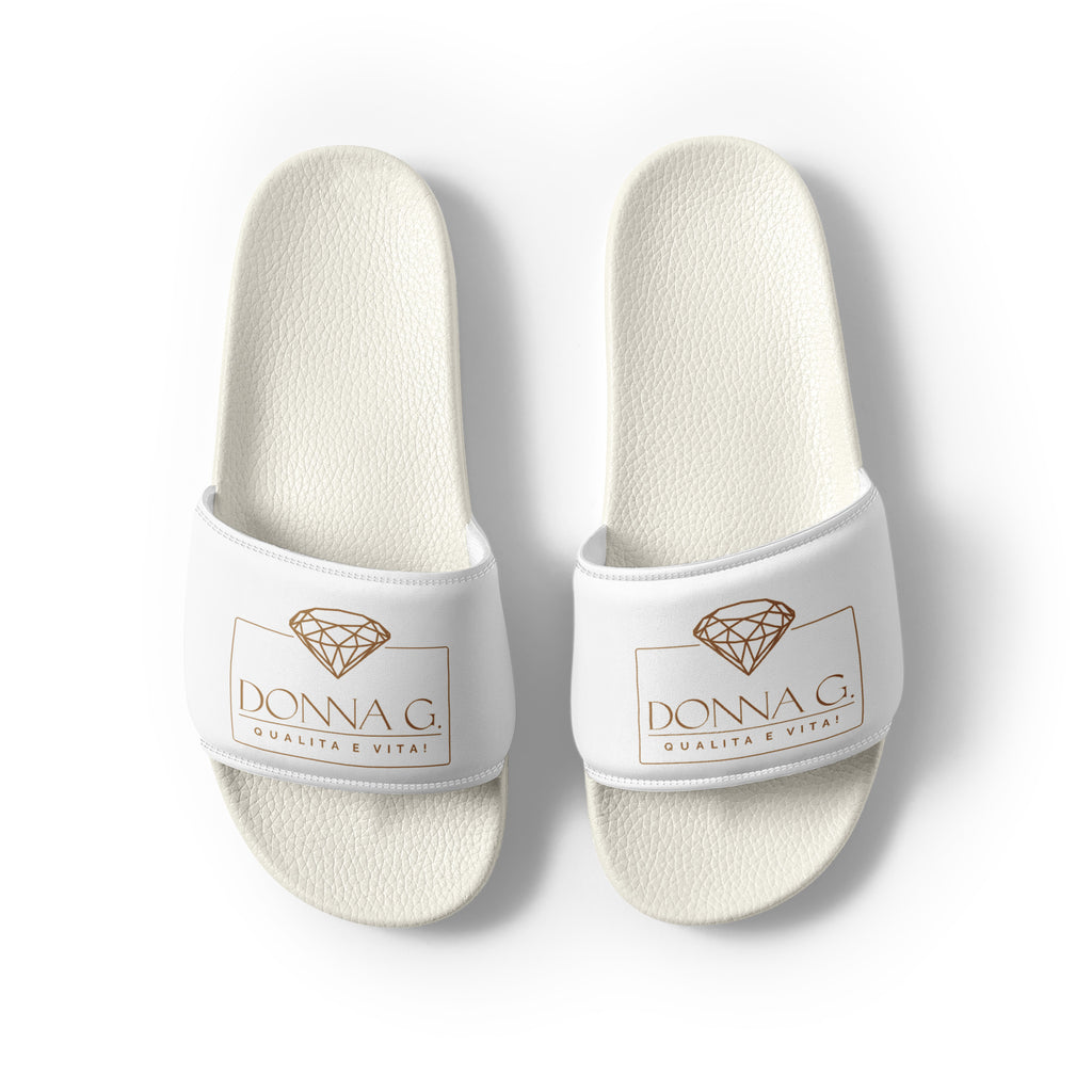 Luxe dames slippers -- Donna G. -- | Wit |