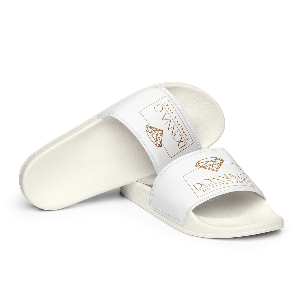 Luxe dames slippers -- Donna G. -- | Wit |