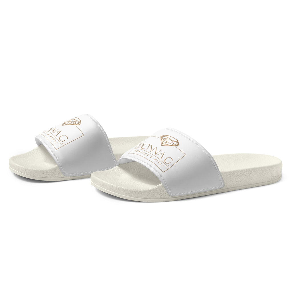 Luxe dames slippers -- Donna G. -- | Wit |