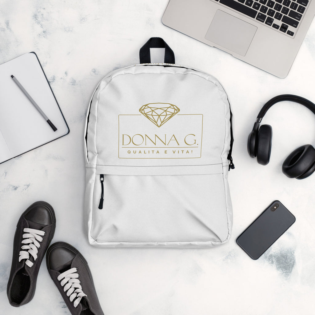 Luxury Backpack --Donna G.-- White