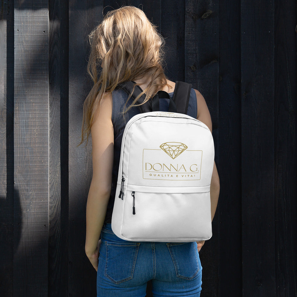 Luxury Backpack --Donna G.-- White