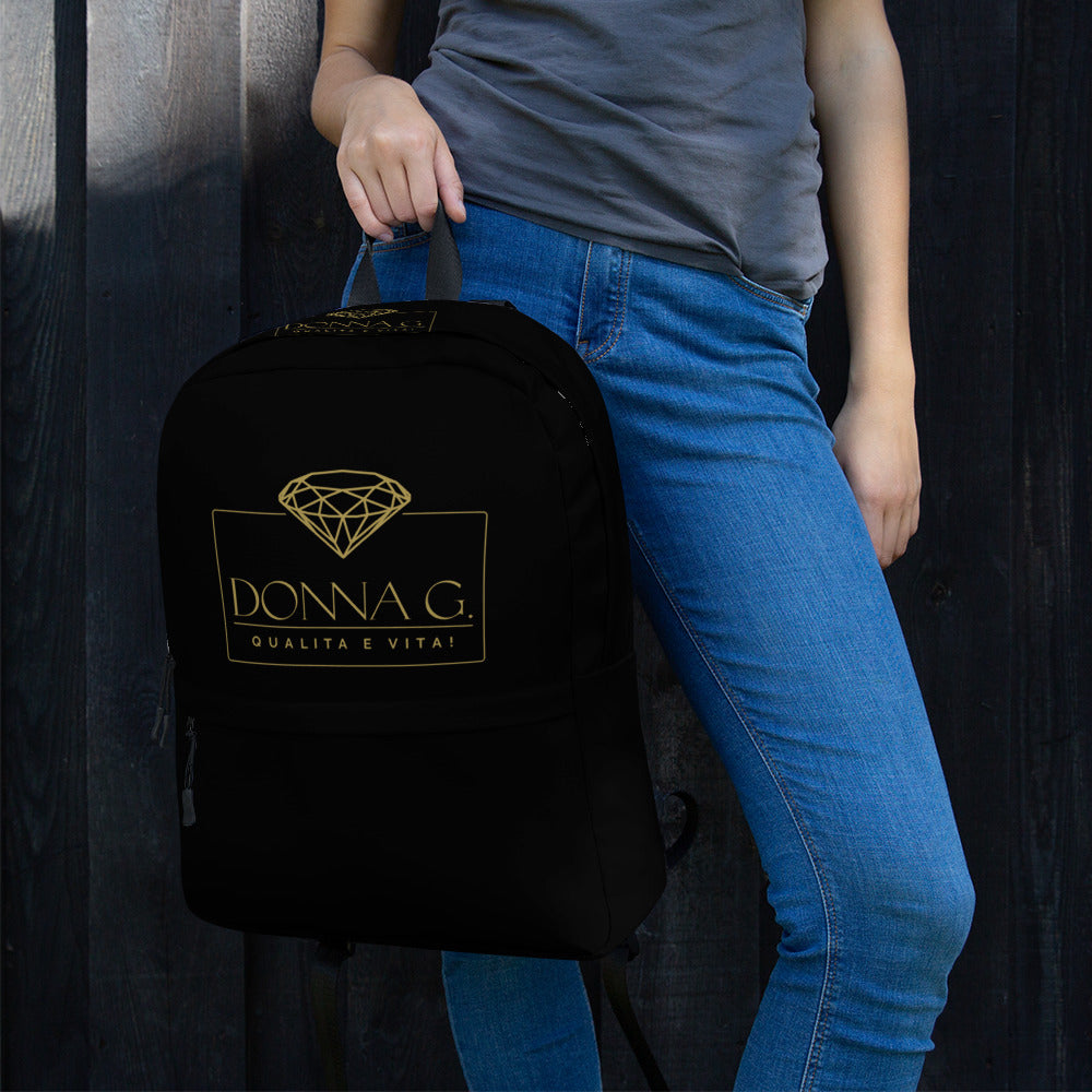Luxury Backpack --Donna G.-- Black