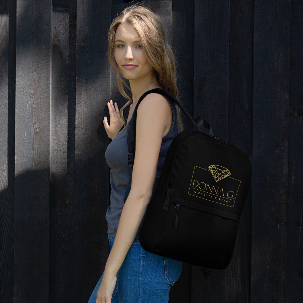 Luxury Backpack --Donna G.-- Black