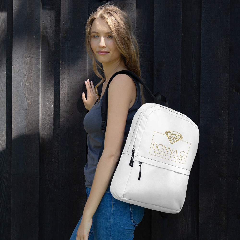 Luxury Backpack --Donna G.-- White