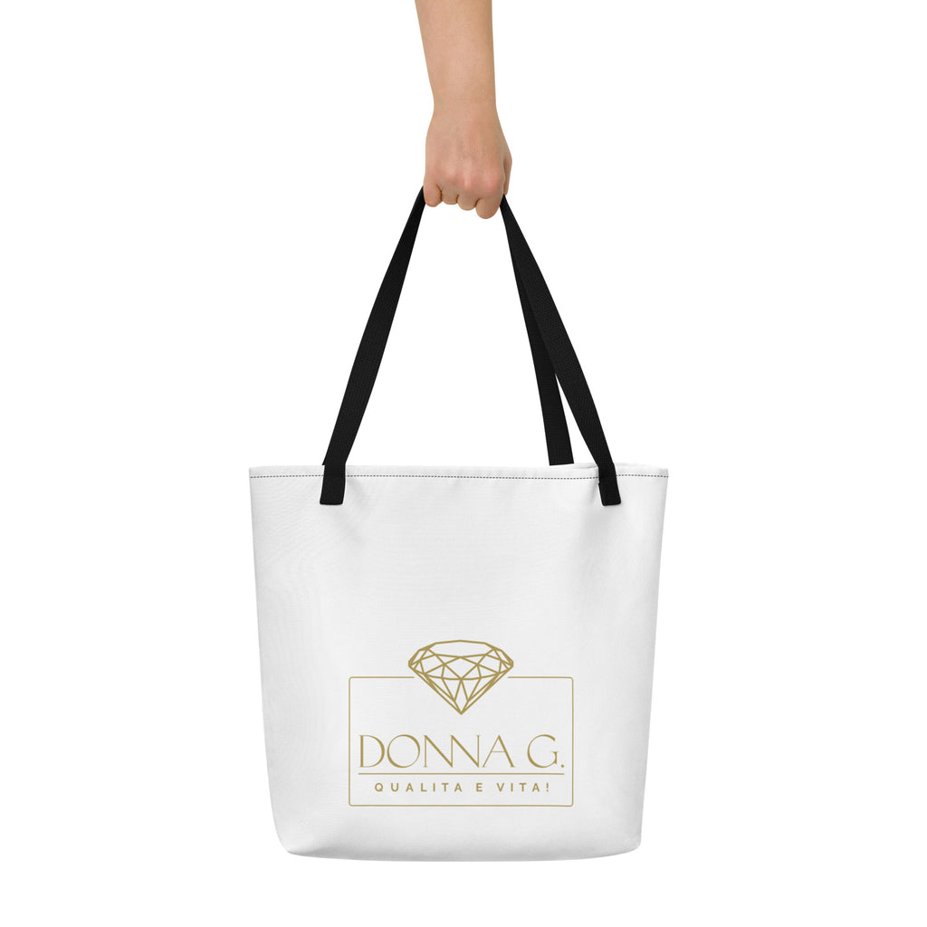 Luxury Large Tote Bag --Donna G.-- White