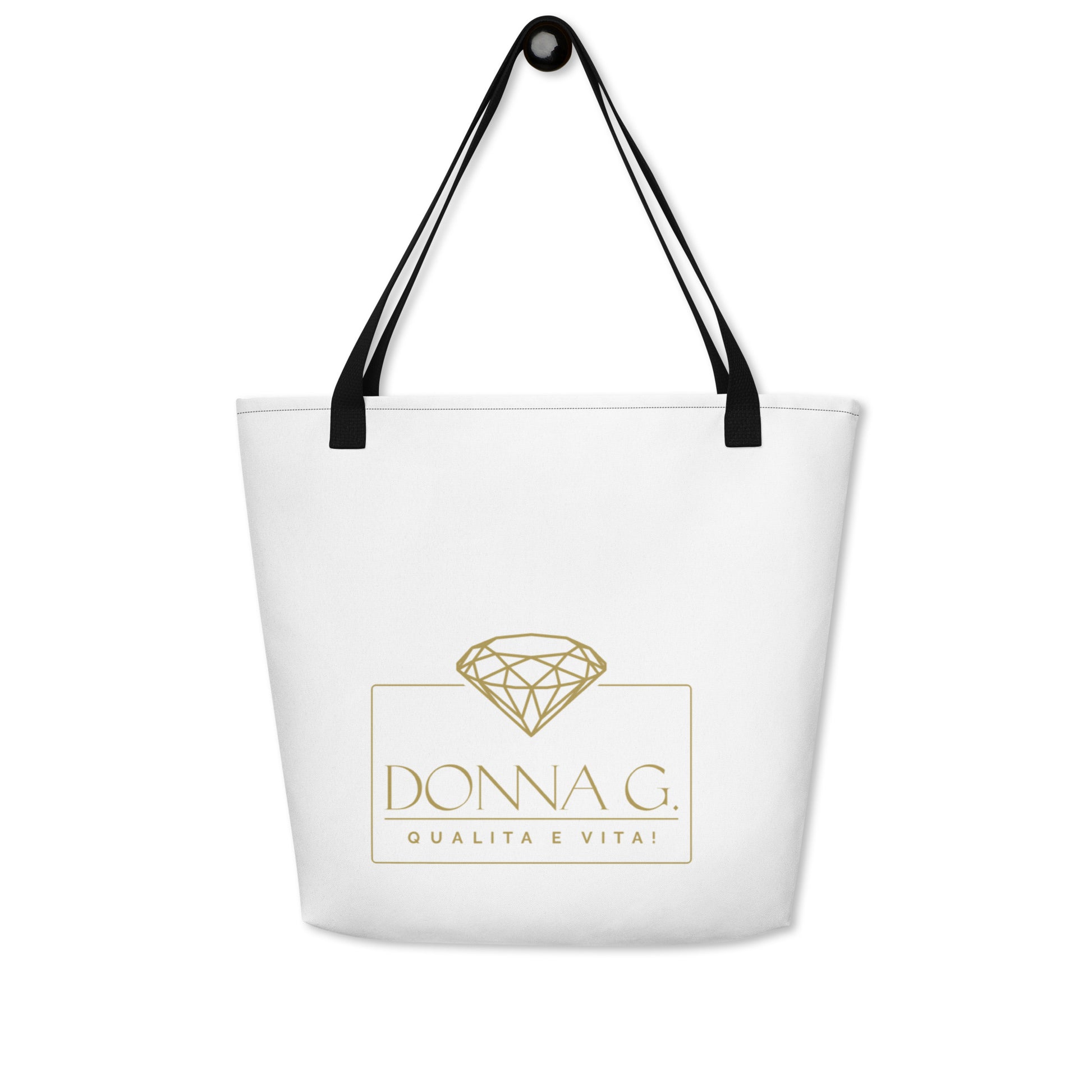 Luxury Large Tote Bag --Donna G.-- White