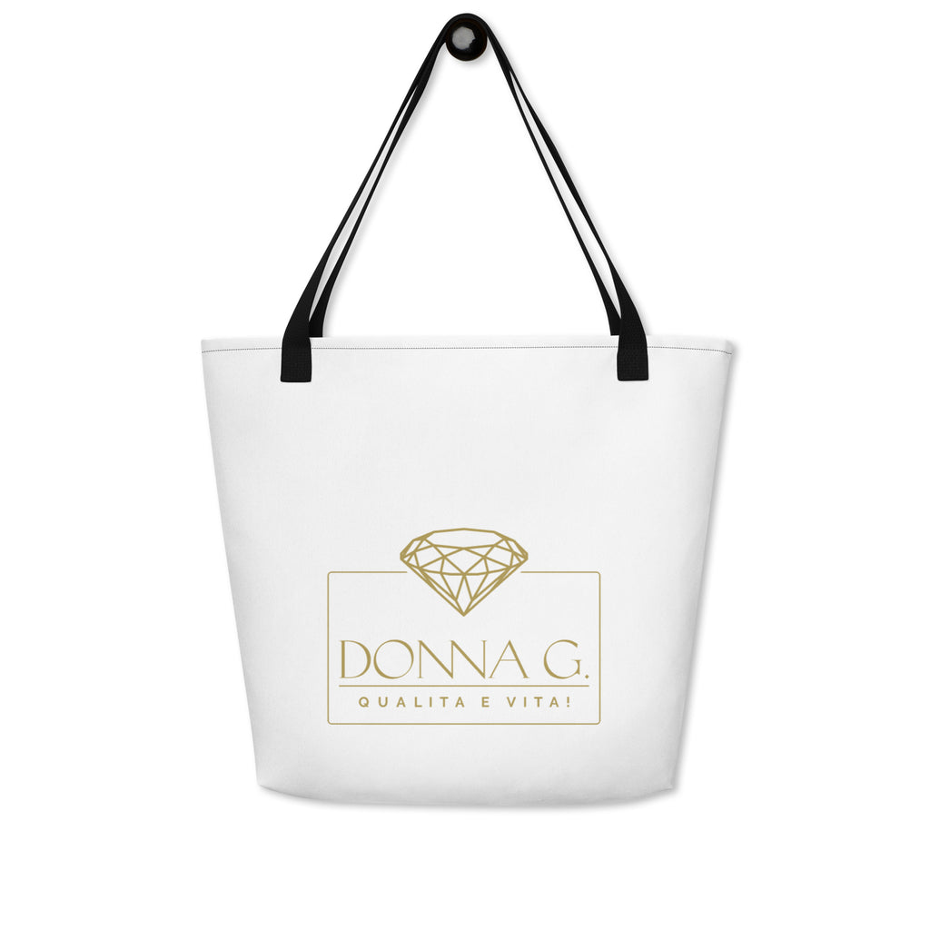 Luxury Large Tote Bag --Donna G.-- White