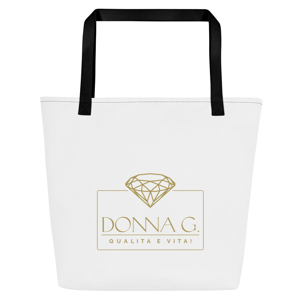 Luxury Large Tote Bag --Donna G.-- White