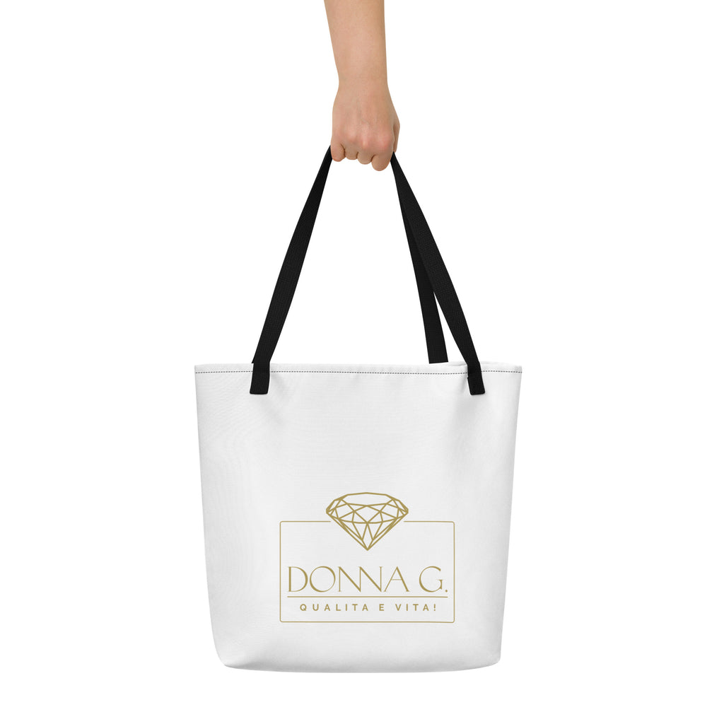 Luxury Large Tote Bag --Donna G.-- White