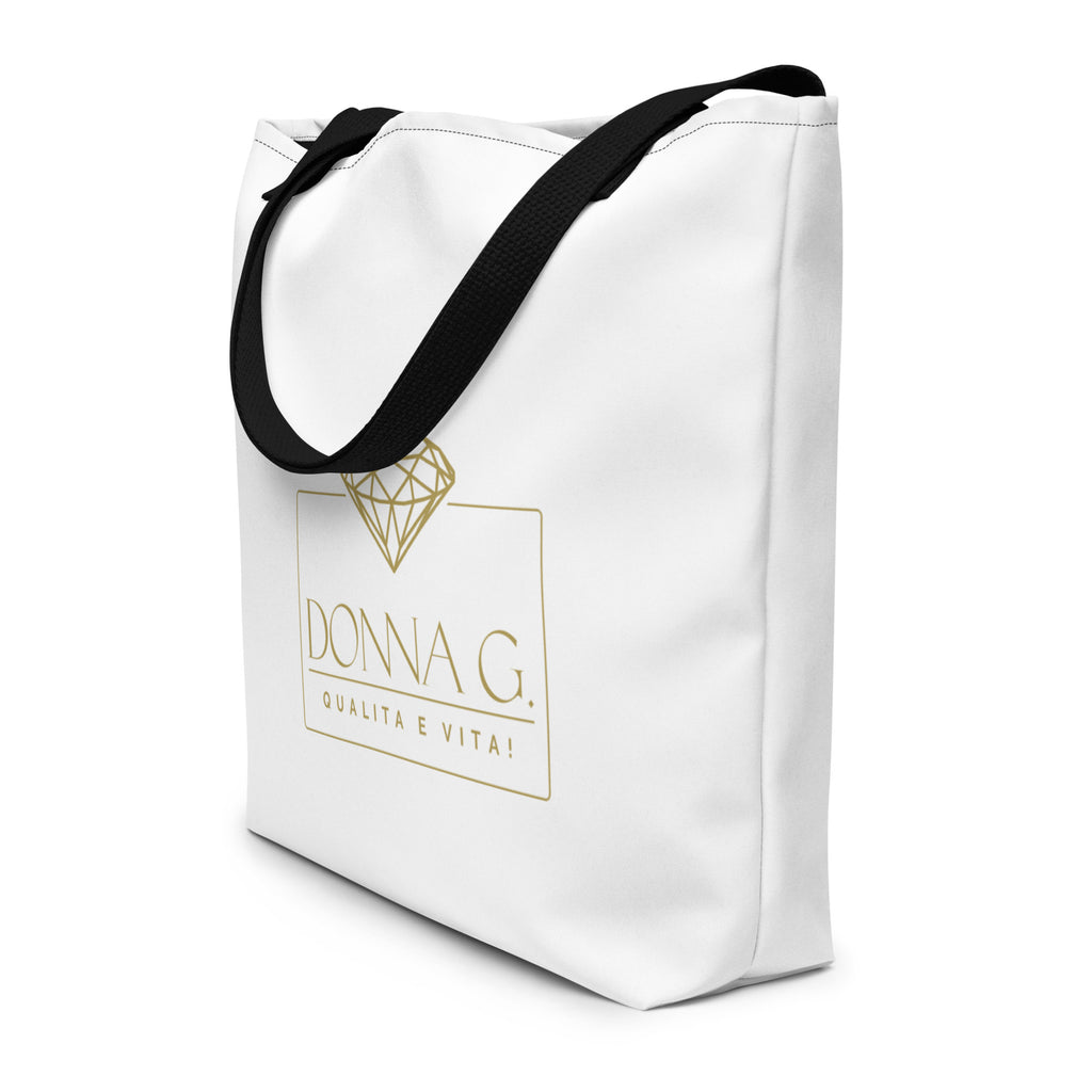 Luxury Large Tote Bag --Donna G.-- White