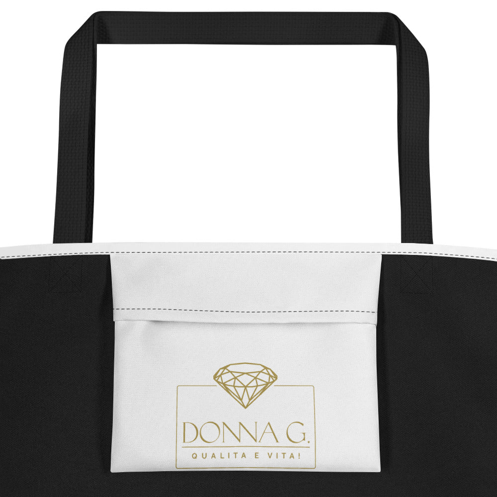 Luxury Large Tote Bag --Donna G.-- White