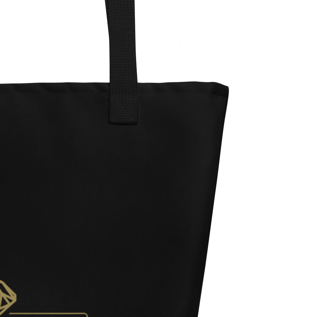 Luxury Large Tote Bag --Donna G.-- Black