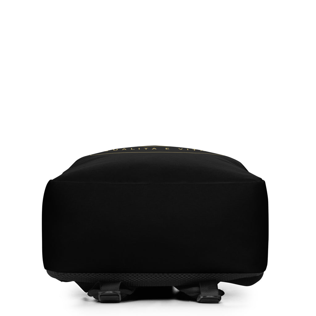 Luxury Minimalist Backpack --Donna G.-- Black