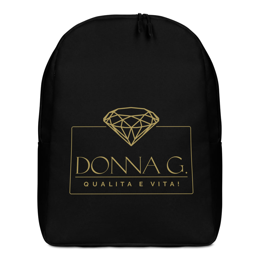 Luxury Minimalist Backpack --Donna G.-- Black