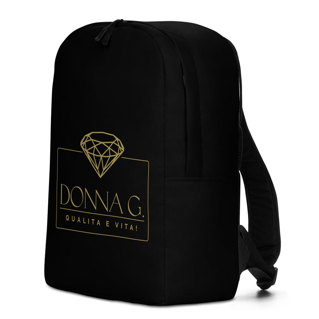 Luxury Minimalist Backpack --Donna G.-- Black