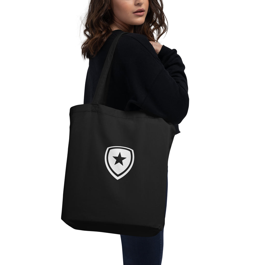 100% Eco Tote Bag --CH Style-- Black