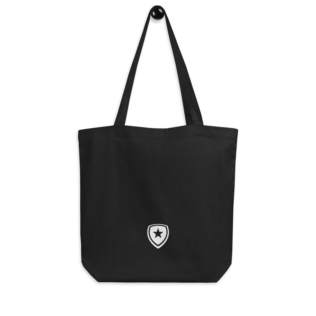 100% Organic Eco Tote Bag --CH Style-- Black