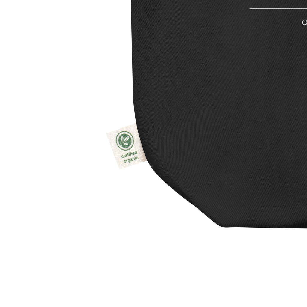 100% Eco Tote Bag --CH Style-- Black