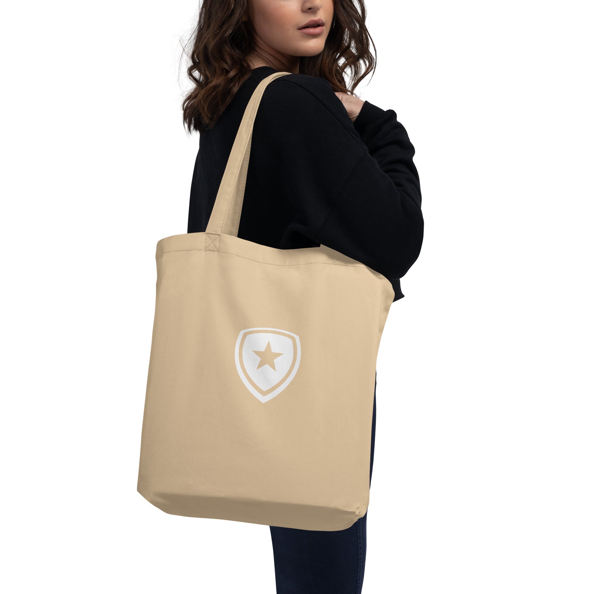 100% Eco Tote Bag --CH Style-- Beige