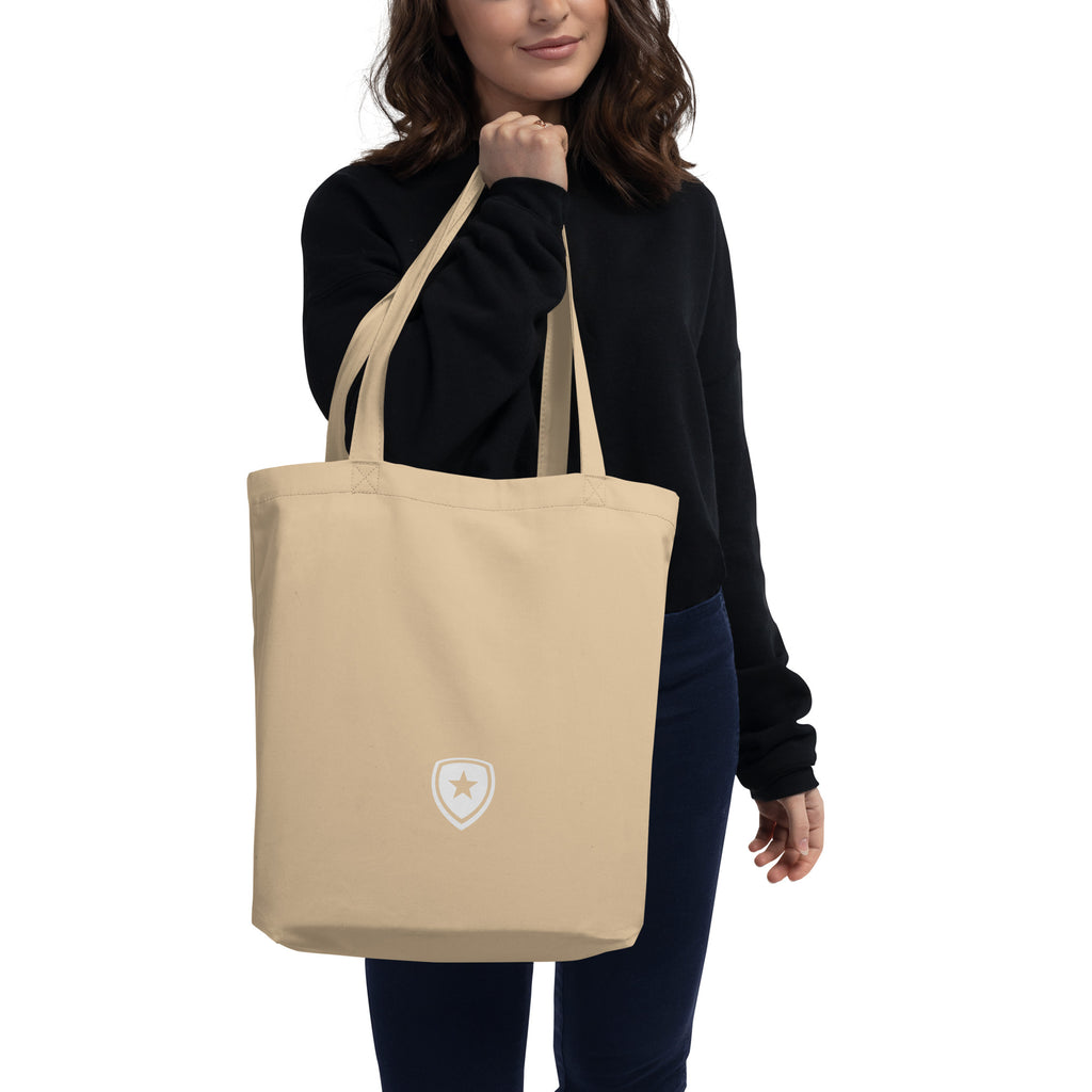 100% Organic Eco Tote Bag --CH Style-- Beige