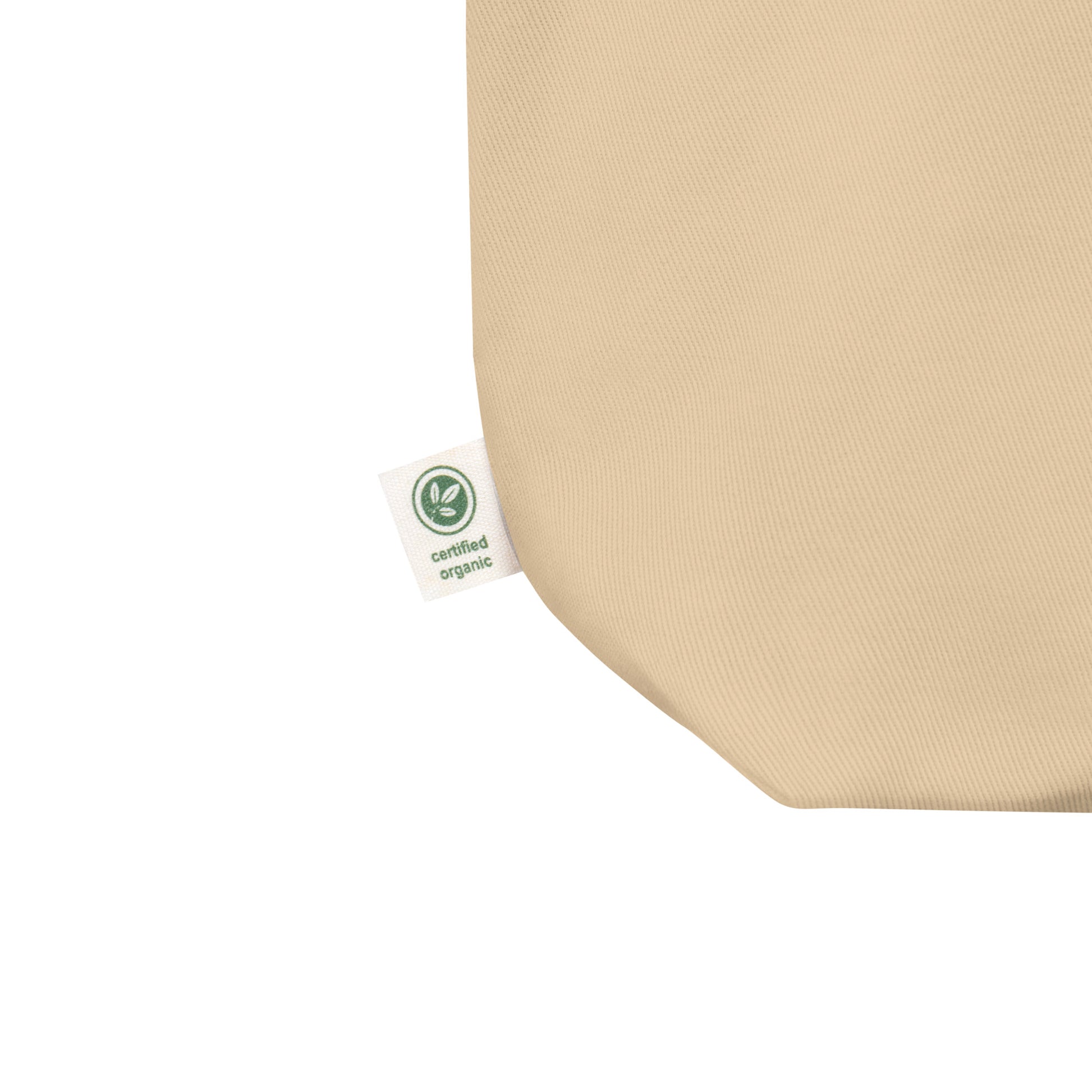 100% Organic Eco Tote Bag --CH Style-- Beige