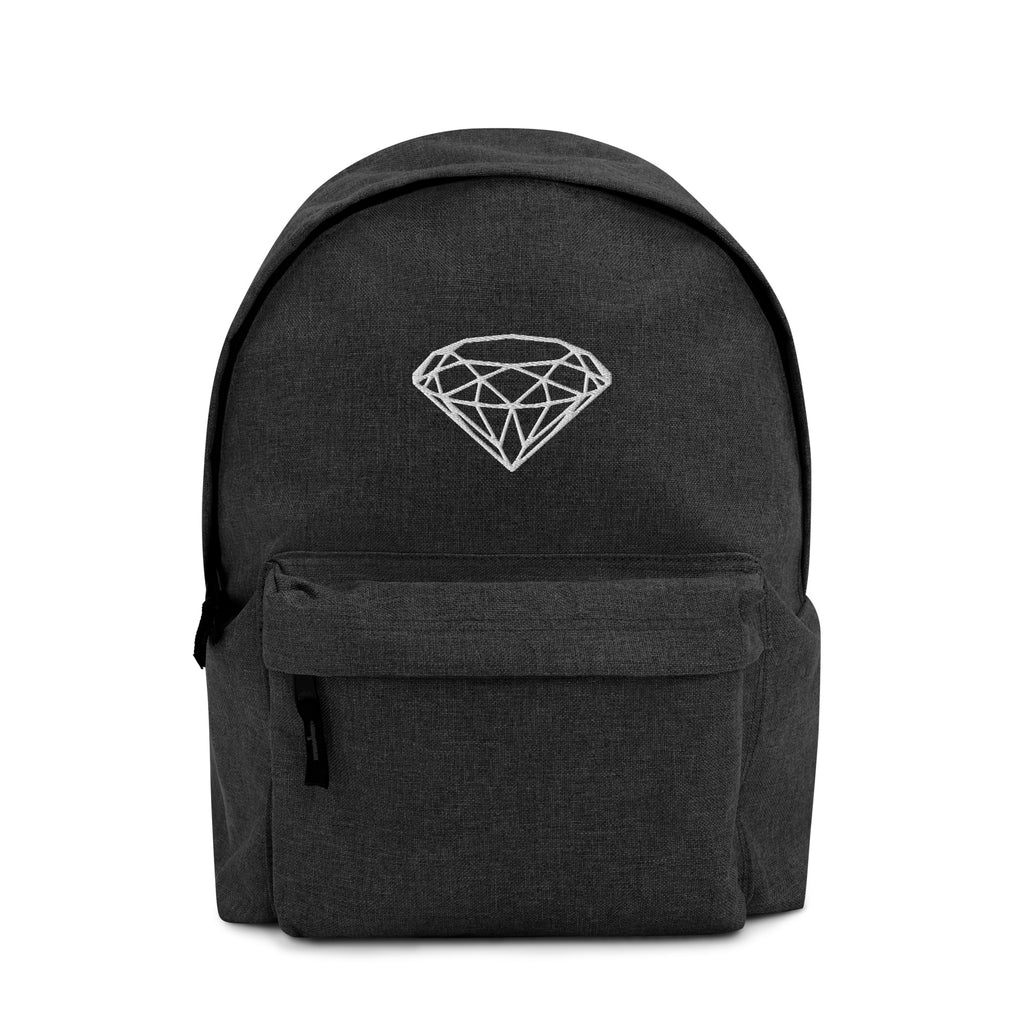 Luxury Embroidered Backpack --Donna G.-- Dark Grey