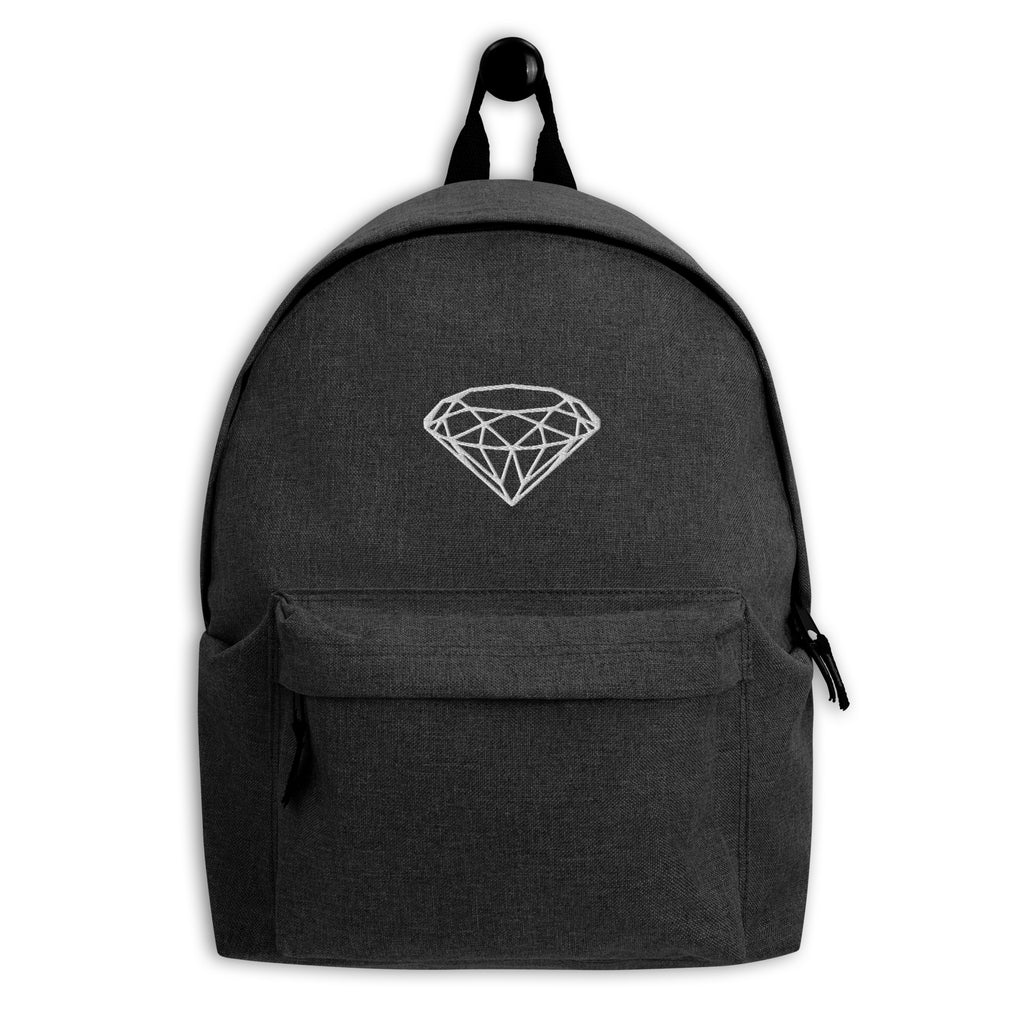 Luxury Embroidered Backpack --Donna G.-- Dark Grey