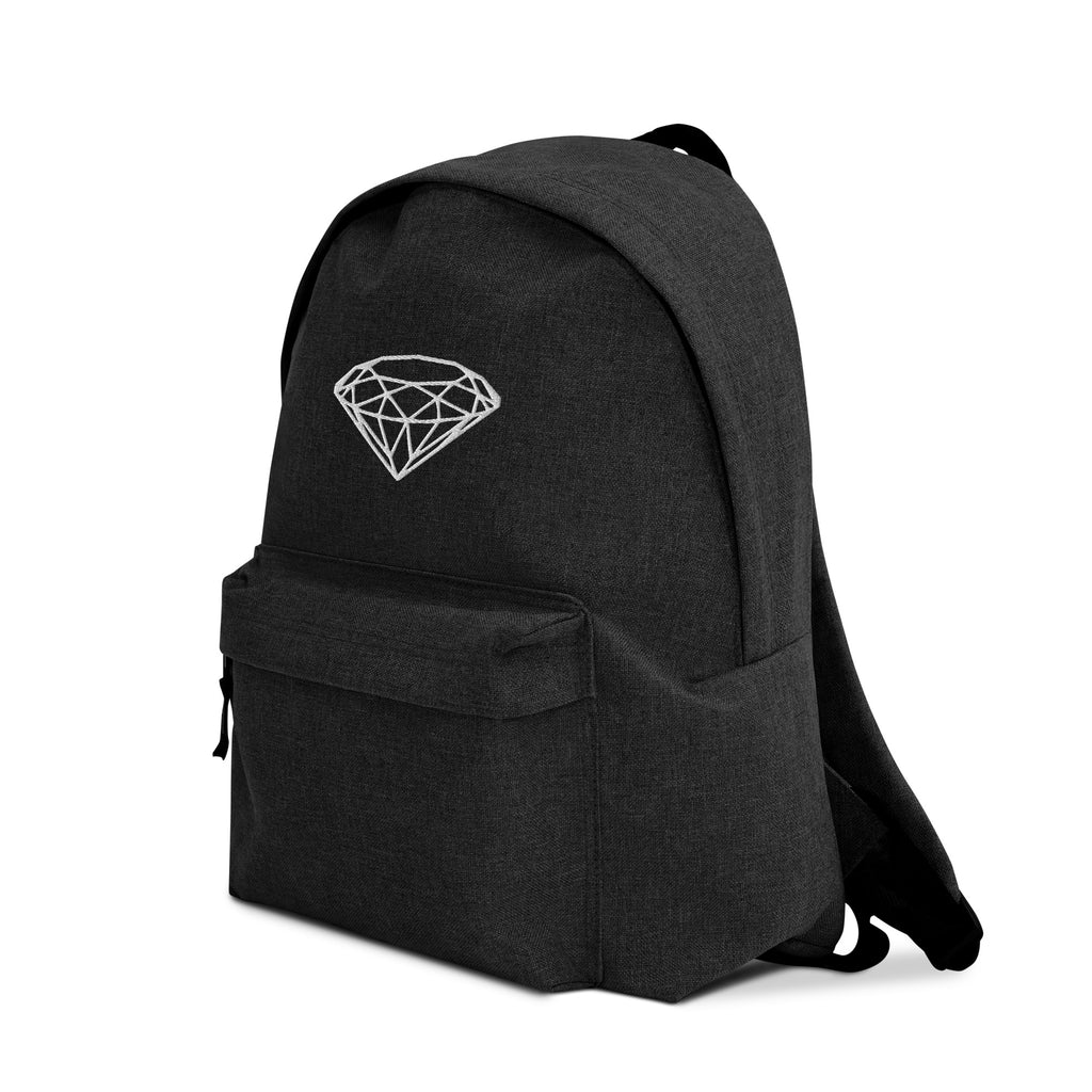 Luxury Embroidered Backpack --Donna G.-- Dark Grey