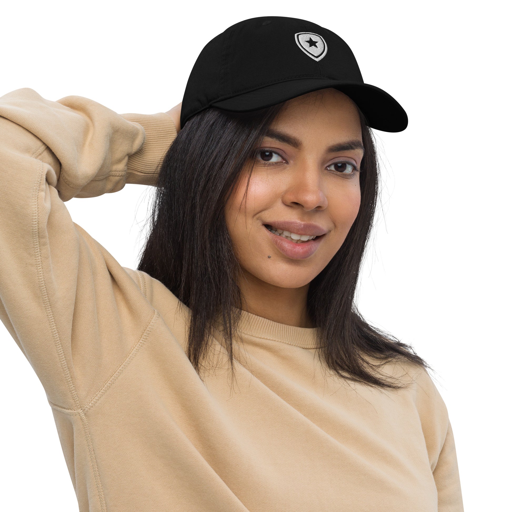 CAP -- 100% Organic --CH Style-- Black